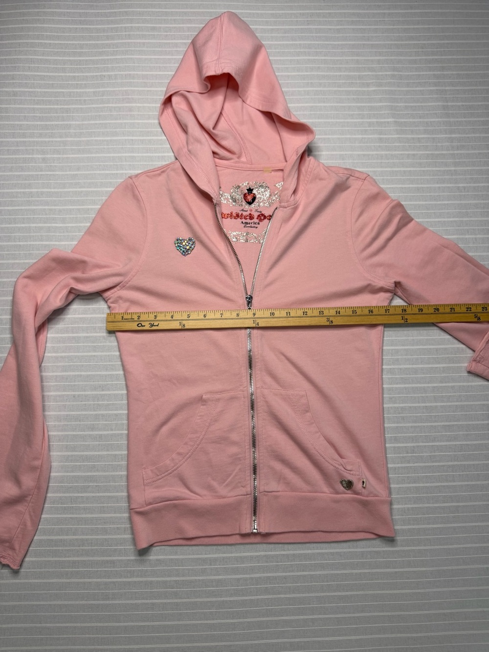 💕 Twisted Heart Pink Rhinestone Tracksuit Set – Size Small - Picture 11 of 14